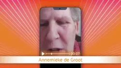 TV Oranje app videoboodschap - Annemieke de Groot
