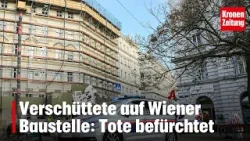 Verschüttete auf Wiener Baustelle: Tote befürchtet | krone.tv NEWS