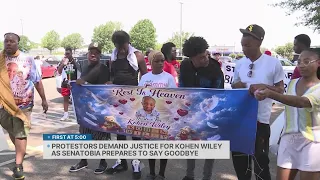 Protesters march in Mississippi for baby Kohen Wiley