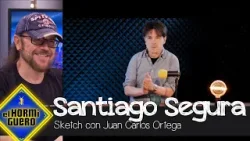 Juan Carlos Ortega le dedica un inolvidable sketch a Santiago Segura - El Hormiguero