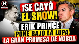 EL GRAN ENGAÑO DE NOBOA! La farsa de Erik Prince y la cruda realidad de la inseguridad en Ecuador