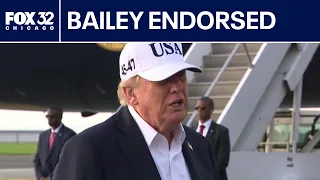President Trump endorses Darren Bailey in Illinois governor's race