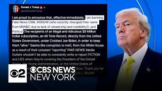 Backlash continues after President Trump bars some reporters from White House