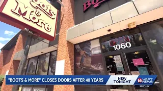 Boots & More closes after more than 40 years of serving Jackson