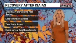Warm dry week ahead helps storm recovery efforts