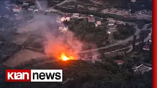 Flakët 'pushtojnë' masivin pyjor në Kolsh të Lezhës