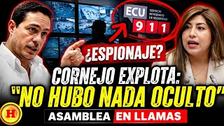 ¡SE PRENDIÓ LA ASAMBLEA! Exjefe de Segura EP deja en ridículo acusaciones de espionaje en Guayaquil