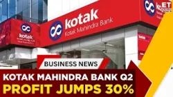 Kotak Mahindra Bank Q2 Results: Profit Jumps 30%, But Margins Take A Hit | Business News | ET Now