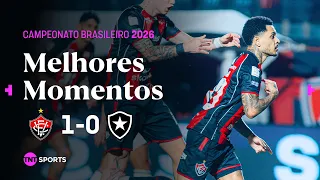 GOLEIRO DO VITÓRIA FAZ MILAGRE E MATHEUZINHO CRAVA PÊNALTI DEPOIS DE JOGADAÇA | VITÓRIA 1X0 BOTAFOGO