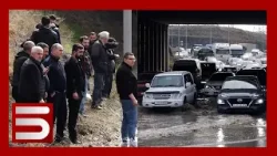 Խորտակվող մեքենաներ՝ անձրևային Երևանում. ջրասուզորդ են դարձել վարորդները