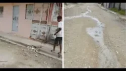 Vecinos de San Felipe exigen solución a fétida fuga de aguas servidas