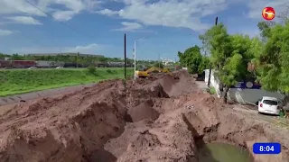 Wastewater system work progresses in Culiacán