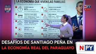 Santiago Peña's challenges regarding the real economy of the Paraguayan people