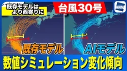 [Typhoon No. 30 (2026)] Numerical Simulation Comparison: Existing Model Shifts Further West