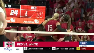 HIGHLIGHTS: Nebraska Volleyball Red-White Scrimmage