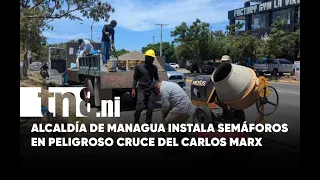 Managua: Two traffic lights installed at the Carlos Marx “intersection of death”