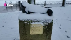 De Vechtstuw in wintersferen