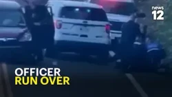 Exclusive arrest video: Officer run over before wild police chase