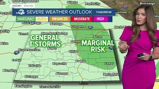 Evening storms in Denver metro; severe storms possible Saturday afternoon
