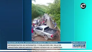 Demanding a decent road! Jamastrán Valley residents protest over impassable routes