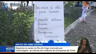 Back to school on Fogo Island marked by tribute to victims of the Campanas de Cima accident