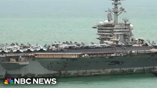 USS Lincoln sailors dock after a record-breaking nine months at sea