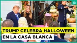 Trump celebrates Halloween with Melania: Costumes, music, and candy at the White House