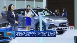 Penjualan Mobil RI Bulan Januari 2024 Anjlok 26%, Toyota Tetap Juara