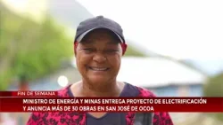 Ministro de Energía y Minas entrega proyecto de electrificación en San José de Ocoa Ministro de Energía y Minas entrega proyecto de electrificación en San José de Ocoa