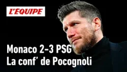 Monaco 2-3 PSG - La conf' de Sébastien Pocognoli : "On ne peut pas se permettre de finir à dix"