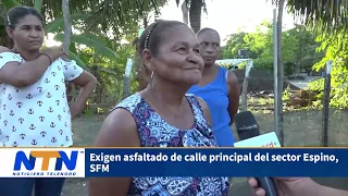 Residents of Espino sector in SFM demand paving of main street