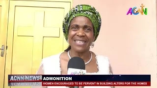 WOMEN ENCOURAGED TO BE FERVENT IN BUILDING ALTERS FOR THE HOMES
