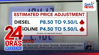 With fuel discount on hold due to election ban, drivers facing mega OPH in peril | 24 Oras Weekend