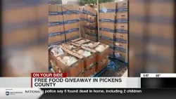 Free food giveaway in Pickens Co.
