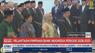 Supreme Court Inaugurates Destry Damayanti, Aida Budiman & Solikin M. Juhro as Bank Indonesia Lea...