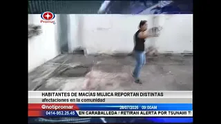 Macías Mujica residents report various issues affecting the community