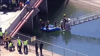 Woman's body found in submerged truck pulled from Mesa canal near Signal Butte Road