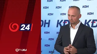 Tlačová beseda strany KDH: Rok od zrušenia tendra na záchranky (12.8.2026)