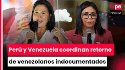 President Fujimori coordinates with Delcy Rodríguez the expulsion of undocumented Venezuelans