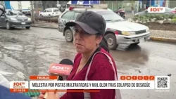 Trujillo: Frustration over damaged roads and foul odors due to sewer collapse