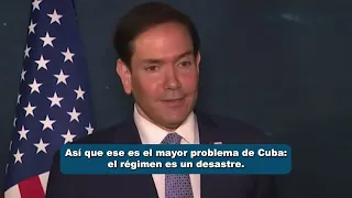 Marco Rubio: "Queremos una Cuba con prosperidad, seguridad y un mejor futuro para su pueblo"