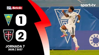Resumo: Estoril 1-2 Casa Pia  - Liga Portugal Betclic | sport tv