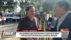 Surquillo: Neighbors protest park renovation