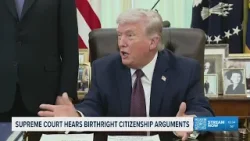 Верховный суд рассматривает аргументы обеих сторон по поводу введенного Трампом ограничения на гр...