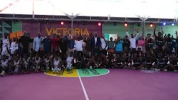 Reportagem: NBA África e a Africell inauguram campo de basquetebol coberto no 1º de Maio, em Luanda