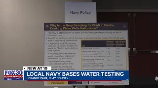 Navy urges well water testing for PFAS near three Jacksonville area bases