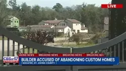 Builder accused of abandoning custom Northeast FL homes | Action News Jax