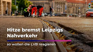 Heat slows down Leipzig's public transport - here's how the LVB plans to react