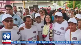 Unidos Suchil civic group highlights visit by Esthela Damián Peralta