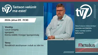 Aktuális -  Körös-vidéki Vízügyi Igazgatóság - 2026.07.09.